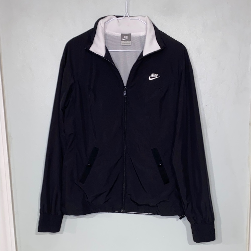 Nike Sportswear Lightweight Sport Black Running Jacket Mesh Lining Women Size M